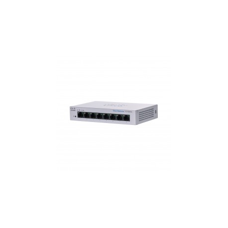 Switch Cisco Gigabit Ethernet Business 110, 8 puertos 16 Gbit/s, 8000 entradas, no administrable