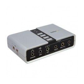 TARJETA DE SONIDO 7 1 USB EXT  ADAPTADOR CONVERSOR PUERTO SPDIF