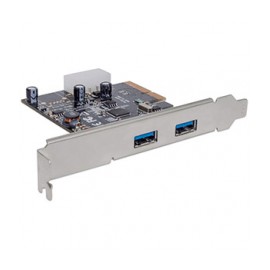 TARJETA PCI EXPRESS USB 3 1 2 PUERTOS BRACKET LARGO Y CORTO