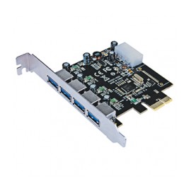 TARJETA PCI EXPRESS USB 3 0 4 PUERTOS BRACKET LARGO ESTANDAR