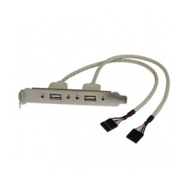 ADAPTADOR BRACKET PLACA USB A 2 PUERTOS