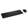 KIT TECLADO Y MOUSE MICROSOFT MOD 900 ESP INALAMBRICO USB NEGRO
