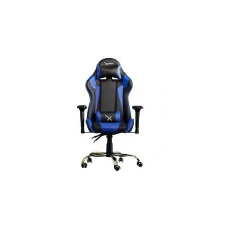 SILLA GAMER XZEAL XZ10 AZUL PVC  160GRADOS SOPORTE LUMBAR SUPERIOR