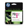 HP 712 MAGENTA 29ML 3-PACK TINTA AMPLIO FORMATO 3ED78A