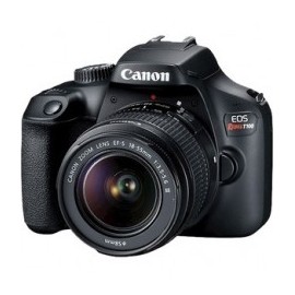Canon Cámara EOS Rebel T100, Kit con Lente EF-S 18-55 mm