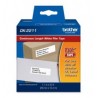 CINTA CONTINUA NEGRO SOBRE BLANCO PLASTICA 29MM X 15 2M