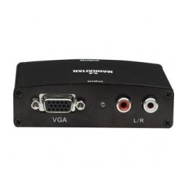 ADAPTADOR CONVERTIDOR VGAHD15 A HDMI 1080P AUDIO RCA