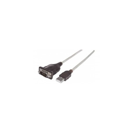 CABLE ADAPTADOR CONVERTIDOR USB A SERIAL DB9 RS232 45CM M-M