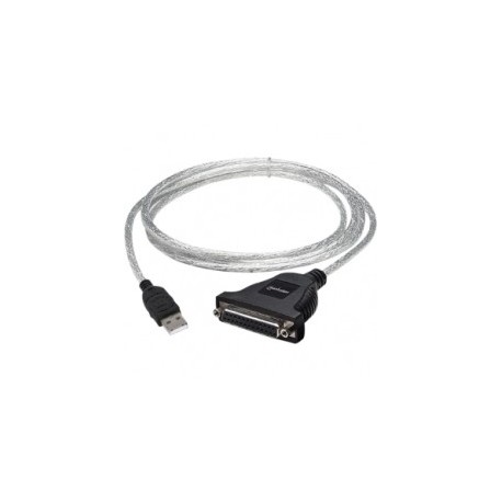 CABLE ADAPTADOR CONVERTIDOR USB A PARALELO DB25 1 8M IMPRESORA