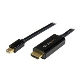 CABLE CONVERTIDOR ULTRAHD 4K MINI DISPLAYPORT A HDMI 1M NEGRO