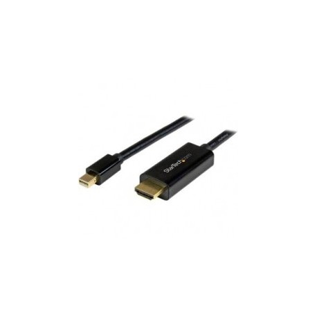 CABLE CONVERTIDOR ULTRAHD 4K MINI DISPLAYPORT A HDMI 1M NEGRO