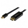 CABLE CONVERTIDOR ULTRAHD 4K MINI DISPLAYPORT A HDMI 1M NEGRO