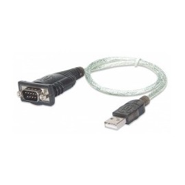 CABLE ADAPTADOR CONVERTIDOR USB A SERIAL DB9 RS232 45CM BLISTER