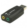 ADAPTADOR CONVERTIDOR TARJETA SONIDO 5 1 USB A 3 5MM