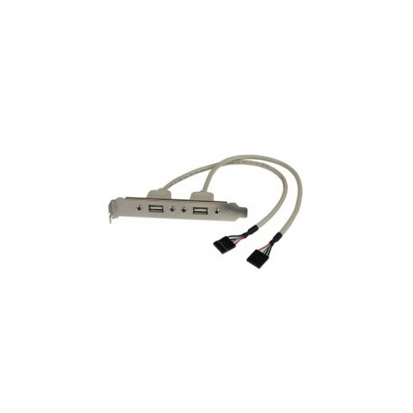 ADAPTADOR BRACKET PLACA USB A 2 PUERTOS