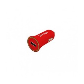 CARGADOR PARA AUTO VORAGO AU-1 01 CON 1 PUERTO USB ROJO