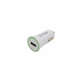 CARGADOR PARA AUTO VORAGO AU-1 01 CON 1 PUERTO USB BLANCO