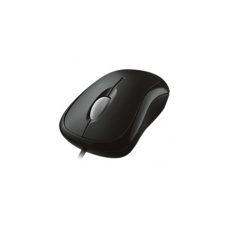 MOUSE BASICO OPTICO MICROSOFT USB COMODO PC MAC AMBIDIESTRO NEGRO