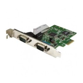 TARJETA SERIAL PCI EXPRESS 2 P PUERTOS DB9 RS232 UART 16C1050