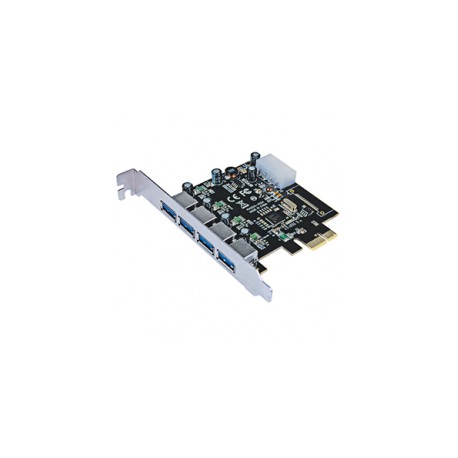 TARJETA PCI EXPRESS USB 3 0 4 PUERTOS BRACKET LARGO ESTANDAR