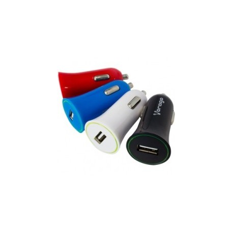 CARGADOR PARA AUTO VORAGO AU-101 AZUL 1 PUERTO USB BLISTER