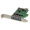 TARJETA PCI EXPRESS 7 PUERTOS USB 3 0 PERFIL BAJO O COMPLETO