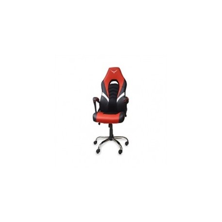 SILLA GAMER TITAN ROJO SEMI REC LINABLE SOP METALICO BRAZO ACOJINAD