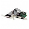 TARJETA ADAPTADORA PCI EXPRESS 2 PUERTOS SERIAL 1 PARALELO RS23