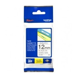 CINTA FLEXIBLE NEGRO SOBRE BLA NCO 12MM X 8M