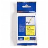 CINTA FLEXIBLE NEGRO SOBRE AMA RILLO 12MM X 8M