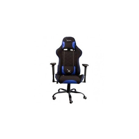 SILLA GAMER XZEAL XZ25 AZUL TEL A 180 GRADOS SOPORTE LUMBAR SUPER