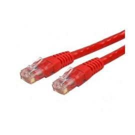 CABLE 15 2M GIGABIT ETHERNET RED CAT6 UTP RJ45 MOLDEADO ROJO