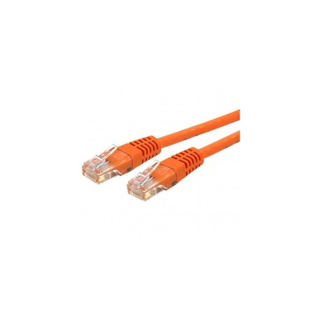 CABLE 10 6M GIGABIT ETHERNET RED CAT6 UTP RJ45 MOLDEADO NARAN A