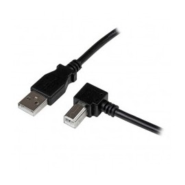 CABLE USB 1M IMPRESORA USB A USB B ACODADO ANGULO DERECHO