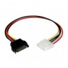 CABLE 30CM ADAPTADOR MOLEX LP4 A SATA ALIMENTACION CORRIENTE
