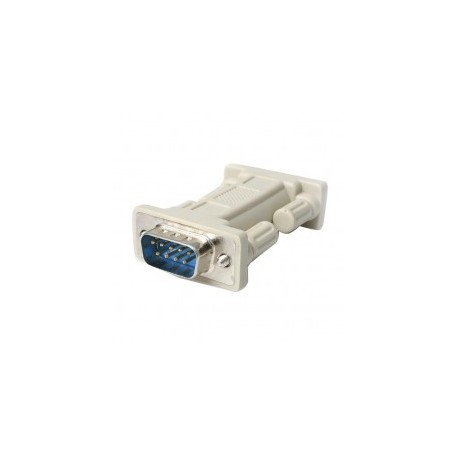 ADAPTADOR SERIAL DB9 RS232 DE MODEM NULO NULL MACHO A MACHO