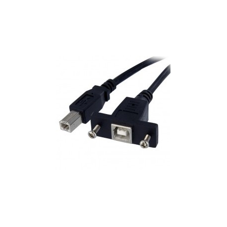 CABLE 91CM USB 2 0 MONTAJE EN PANEL MACHO A HEMBRA USB B