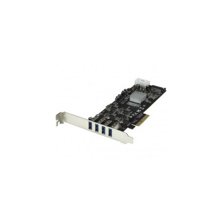 TARJETA PCI EXPRESS 4 PUERTOS USB 3 0 QUADBUS SATA LP4 UASP