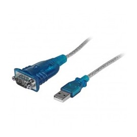 CABLE ADAPTADOR USB A SERIE RS232 1 PUERTO SERIAL DB9