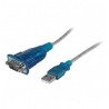 CABLE ADAPTADOR USB A SERIE RS232 1 PUERTO SERIAL DB9