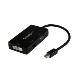 ADAPTADOR CONVERTIDOR MINI DISPLAYPORT A VGA DVI HDMI