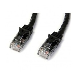 CABLE DE RED ETHERNET UTP SIN ENGANCHES CAT6 3M NEGRO