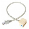 CABLE ADAPTADOR SPLITTER RJ45 DE 2X HEMBRA A 1X MACHO