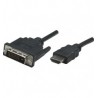 CABLE ADAPTADOR CONVERTIDOR HDMI A DVI-D 1 8M 1080P M-M MONITOR