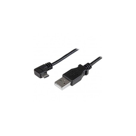 CABLE DE 2M MICRO USB CONECTOR ACODADO A LA DERECHA