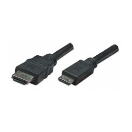 CABLE VIDEO HDMI MINI -HDMI 1 8M BOLSA