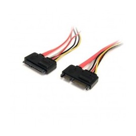 CABLE DE 30CM EXTENSION SATA 22 PIN SERIAL ATA MACHO HEMBRA